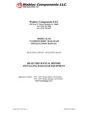 Wabtec R-150 Installation Manual