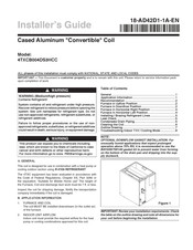 Trane 4TXCB004DS3HCC Installer's Manual