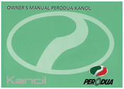 PERODUA Kancil Owner's Manual