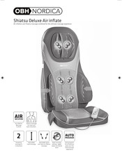 OBH Nordica Shiatsu Deluxe Air inflate Instruction Manual