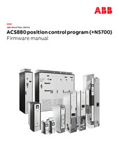 ABB ACS880 N5700 Series Firmware Manual