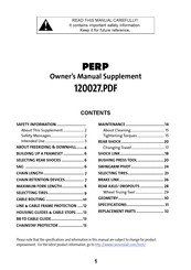 Cannondale 120027.PDF Owner's Manual Supplement