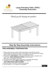 Multay SV02 Assembly Instruction