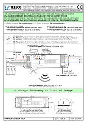 TELECO AUTOMATION TVRGBDSY868ST24 Manual