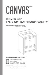 Canvas DOVER 063-6348-8 Assembly Instructions Manual