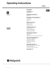 Hotpoint BS89EX Operating Instructions Manual