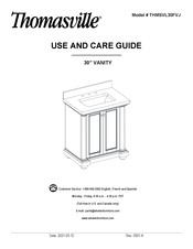 Thomasville Bradford THMSVL30FVJ Use And Care Manual