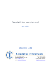 Columbus Instruments Exer 3/6 Hardware Manual