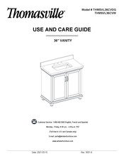 Thomasville Ellamar THMSVL36CVW Use And Care Manual