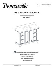 Thomasville Bradford THMSVL48FVJ Use And Care Manual