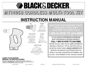 Black & Decker MT1405B Instruction Manual