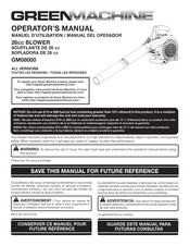 Green Machine GM08000 Operator's Manual