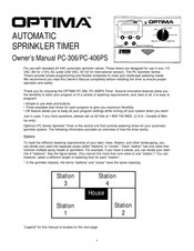 Optima PC-306 Owner's Manual