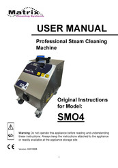 Matrix Cleaning Systems SMO4 User Manual