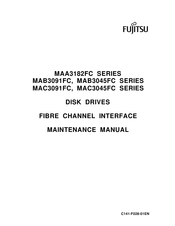 Fujitsu MAC3045FC Series Maintenance Manual
