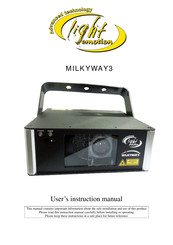 Light Emotion MILKYWAY3 User Instruction Manual