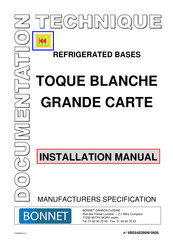 Bonnet SR 2000GR900 Installation Manual