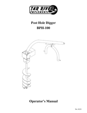 Tar River BPH-100 Operator's Manual