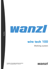 Wanzl wire tech 100 Manual
