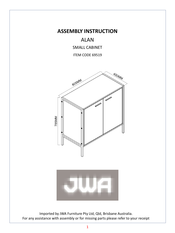JWA ALAN 69519 Assembly Instruction Manual
