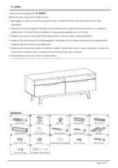 modway 2DRW Manual