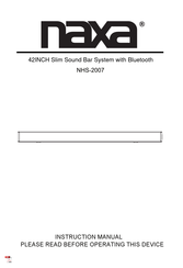Naxa NHS-2007 Instruction Manual