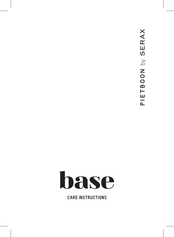 SERAX PIETBOON BASE Care Instructions