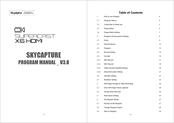 Skydigital SKYCAPTURE SUPERCAST X6 HDMI Program Manual