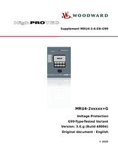 Woodward HighPROTEC MRU4-2 G Series Manual