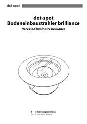 Dot-Spot brilliance 24 V monochrome Operator's Manual
