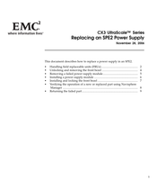 EMC2 CX3 UltraScale Series Manual