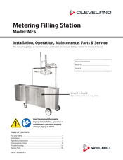 Cleveland WELBILT MFS Manual