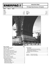 Enerpac VSP424 Instruction Sheet