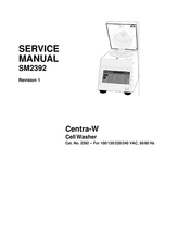 Thermo Scientific Centra-W Cell Washer Service Manual