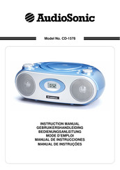 AudioSonic CD-1578 Instruction Manual