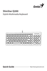Genius KYE Systems Genius SlimStar Q200 Quick Manual