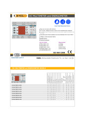 KAEL DC-MULTISER-1UL-DIN Manual