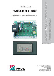 Paul TAC4 DG + TCP Installation And Maintenance Manual