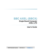Dave Embedded Systems SBCX User Manual