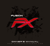 Dangerous power FUSION FX Owner's Manual