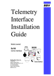 BBV BBV RX100 Installation Manual