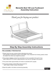 Multay Marseille Bed 150 Low Footboard Assembly Instruction