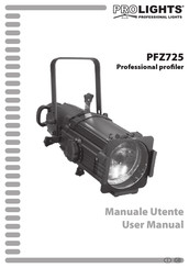 ProLights PFZ725 User Manual