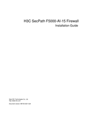 H3C SecPath F5000-AI-15 Installation Manual