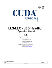 Cuda surgical LLS-LLX Operation Manual