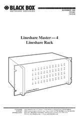 Black Box Lineshare Master - 4 Manual