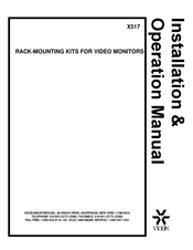 Vicon X517 Installation & Operation Manual