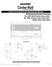 Porter Center-Roll 2081 Installation, Operation & Maintenance Manual