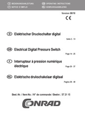 Conrad 57 21 15 Operating Instructions Manual