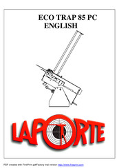 LAPORTE ECO TRAP 85 PC Manual